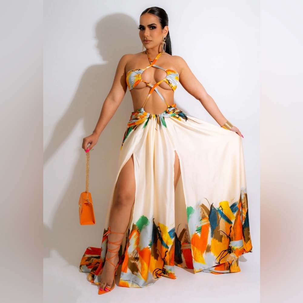 Never Regular Maxi Dress Nude
